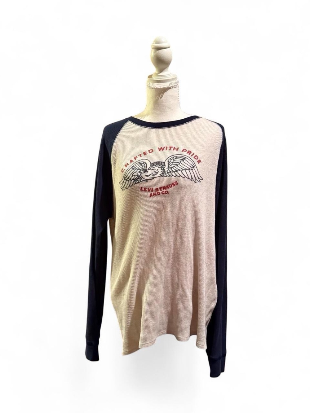 Men’s Vintage Vibes Levi Waffle Knit Longsleeve